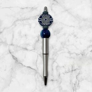 🩷🆕🩷 Handmade Football Beadeable Pens “Dallas Cowboys”